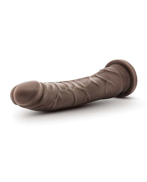 Dildo grande Blush Plus | Dildo grande de 22,8 cm posable | Dildo con ventosa color chocolate | El mejor dildo