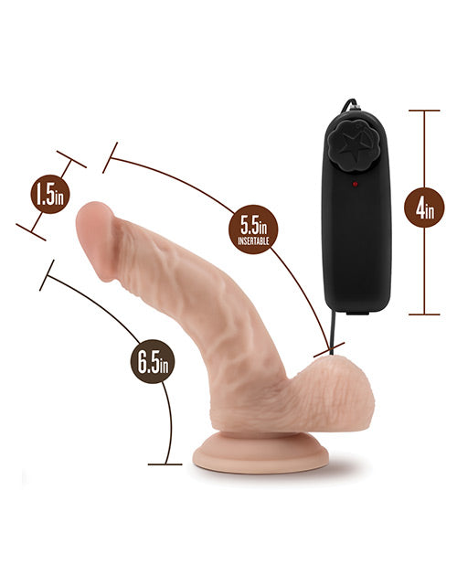 Dildo Vibrador Dr. Ken de Blush | Dildo Grande de 16,5 cm | Dildo con Ventosa con Olor a Vainilla