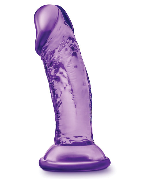 Dildo grande colorete | Dildo grande dulce y pequeño de 4 pulgadas | Dildo de ventosa morado | El mejor dildo