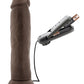 Dildo vibrador Blush Throb | Dildo grande de 24 cm | Dildo con ventosa Chocolate