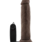 Dildo vibrador Blush Throb | Dildo grande de 24 cm | Dildo con ventosa Chocolate