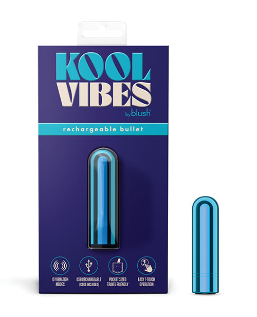 Blush Kool Vibes Mini Rechargeable Bullet - Myrtille