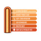 Mini vibromasseur rechargeable Blush Kool Vibes - Mandarine