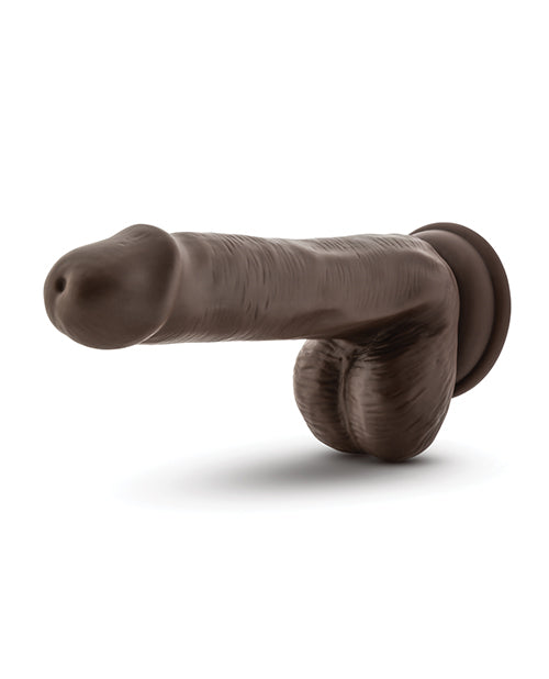 Dildo grande de rubor | Dildo grande negro Top Gun de 6 pulgadas | Dildo de ventosa color chocolate | El mejor dildo