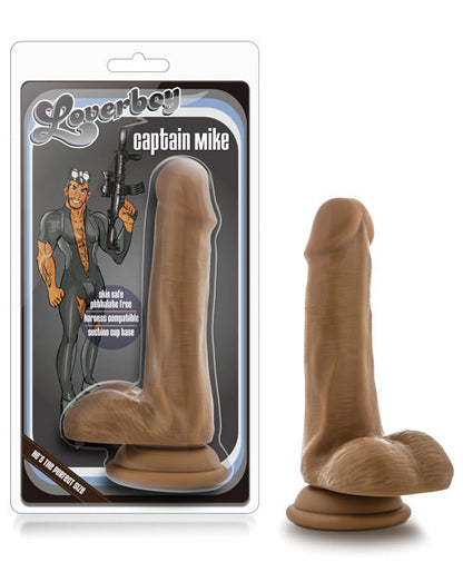 Blush Captain Mike Large Dildo | 6" Big Dildo | Mocha Suction Cup Dildo | Best Dildo