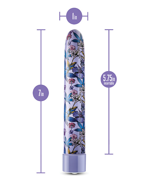 Limited Addiction Floradelic 7" Vibromasseur Rechargeable - Violet