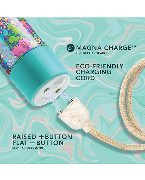 Blush Limited Addiction Utopia Vibrador Recargable de 7" - Aqua