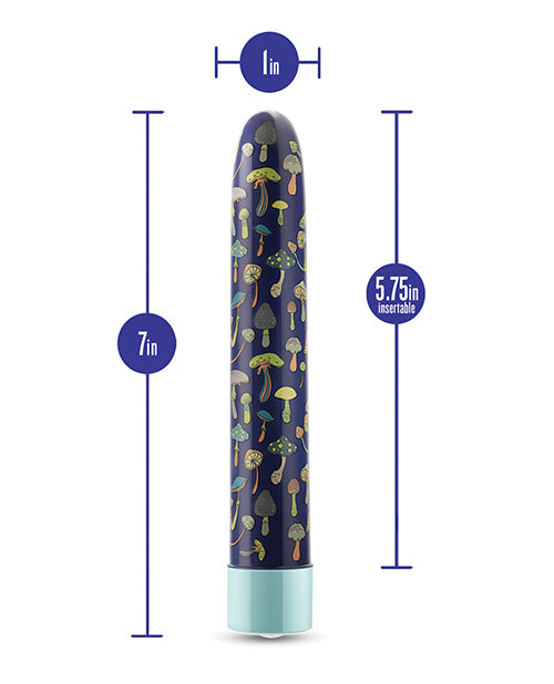 Vibrador recargable Dreamscape 7" de Limited Addiction - Azul