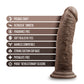 Dr. Shepherd 8" Realistic Dildo Brown