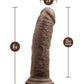 Dr. Shepherd 8" Realistic Dildo Brown