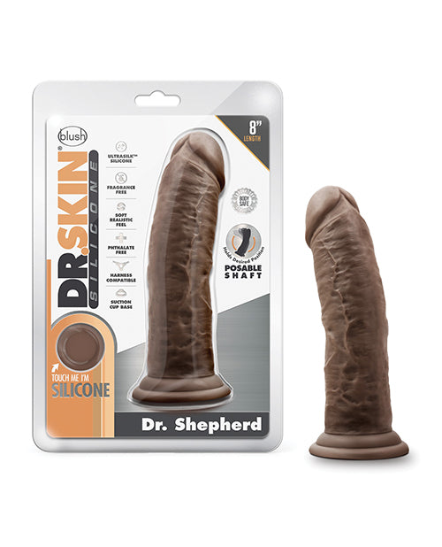 Dr. Shepherd Godemichet Réaliste 8" Marron