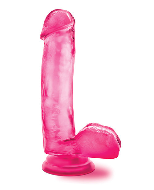 Blush B Yours Dildo Realista | Dildo Grande Dulce y Duro | Dildo Rosa con Ventosa