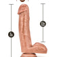 Dildo grande Blush Coverboy de 7 pulgadas | Dildo realista Kingpin | Dildo grande Latin | Dildo con ventosa