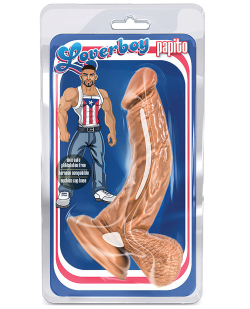 Blush Coverboy Ventouse Dildo | Papito Réaliste Dildo | Latin Grand Dildo 6,5" | Grand Dildo Courbé