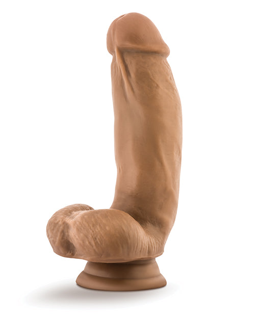Dildo de silicona rubor | Dildo grande | 17.78 cm grande con testículos | Dildo moca con ventosa | El mejor dildo