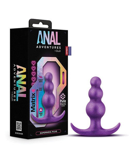 Anal Adventures Matrix Supernova Plug - Purple