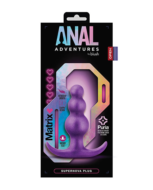 Juguete anal Matrix Supernova Plug - Morado