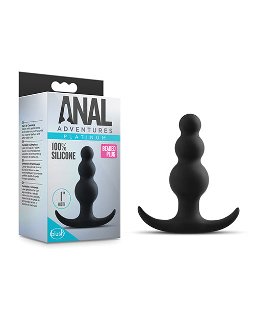 Aventuras Anales Tapón de Perlas - Negro