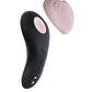 Vibrador para bragas con control remoto Blush Temptasia Heartbeat - Rosa y negro