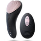 Vibrador para bragas con control remoto Blush Temptasia Heartbeat - Rosa y negro