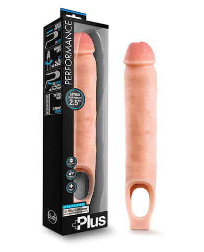Rallonge Pénienne Gaine de Pénis en Silicone Blush Performance Plus 29 cm - Chair