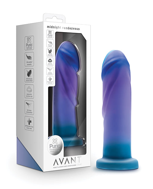 Blush Avant Dildo Réaliste | Dildo en Silicone | Dildo Ventouse Bleu Océan