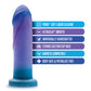 Blush Avant Dildo Réaliste | Dildo en Silicone | Dildo Ventouse Bleu Océan