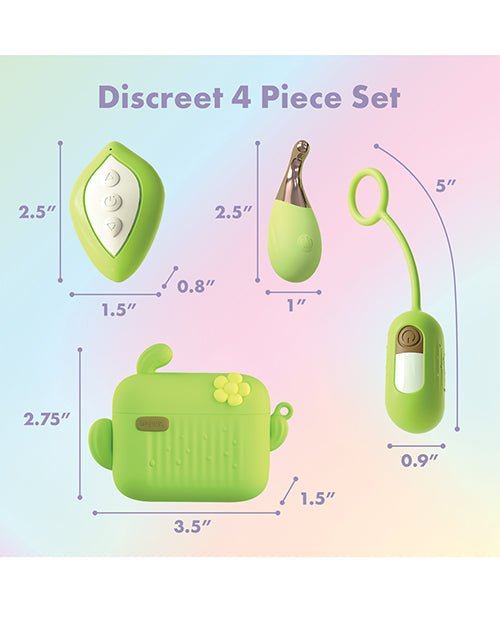 Kit vibrant télécommandé Blush Play with Me Blooming Bliss - Vert