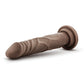 Dildo Grande Melocotón | Dildo Grande Negro de 19 cm | Dildo Chocolate con Ventosa | Mejor Dildo