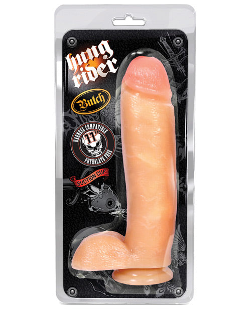 Dildo Grande Colgante Blush Rider | Dildo Grande Butch de 11 pulgadas | Dildo de Carne con Ventosa | Mejor Dildo