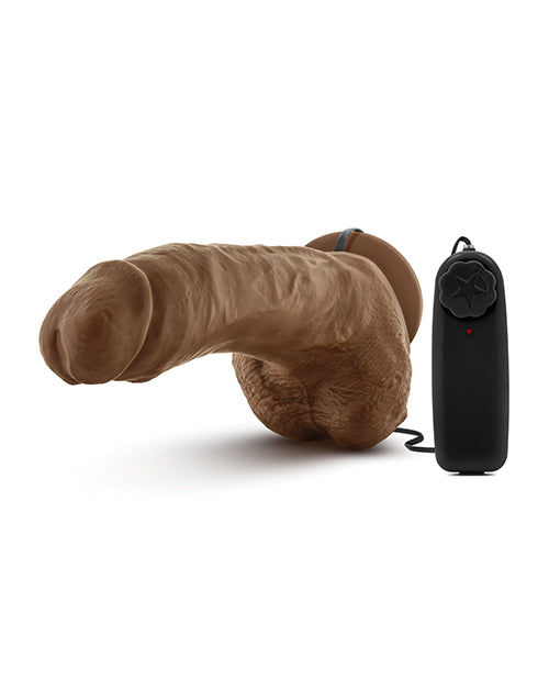 Godemiché vibrant Blush | Gros godemiché Boxer 9" | Godemiché ventouse Mocha