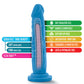 Blush Neo Large Dildo | Dual Density 7.5" Big Dildo | Blue Suction Cup Dildo | Best Dildo