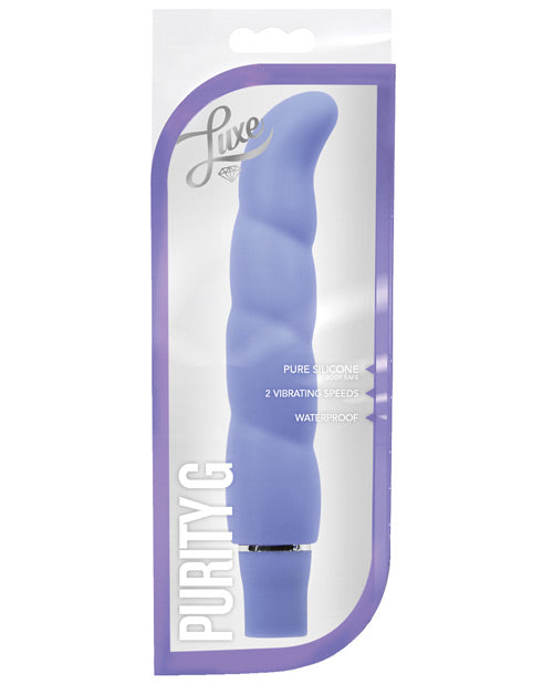 Vibrador de silicona Blush Luxe Purity G - Bígaro