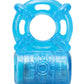 Anillo para el pene recargable Blush Stay Hard de 5 funciones - Azul