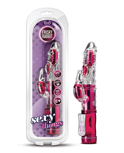 Vibrador de punto G Blush | Vibrador Conejo Travieso Sexy Things | Vibrador de Clítoris Rosa | Mejor Vibrador para Mujeres | 48 Funciones