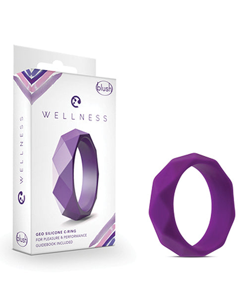 Anneau pour pénis Blush Wellness Geo - Violet