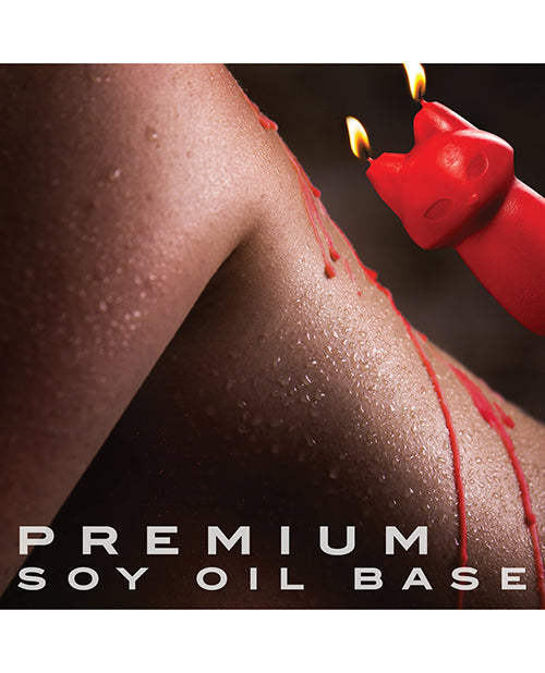 Vela de Goteo Roja Blush Temptasia Zorro