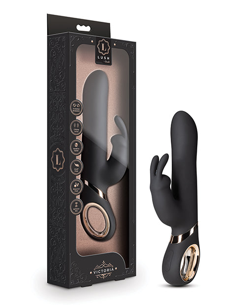 Blush Victoria G Spot Vibrator | Vibrateur Lapin Noir | Vibrateur Clitoridien 13 Fonctions | Meilleur Vibrateur pour Femmes