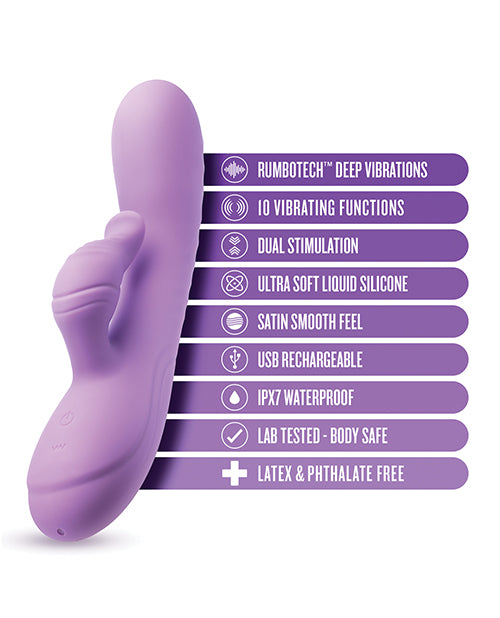 Vibromasseur Lapin Blush Evelyn - Violet
