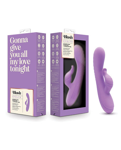 Vibromasseur Lapin Blush Evelyn - Violet