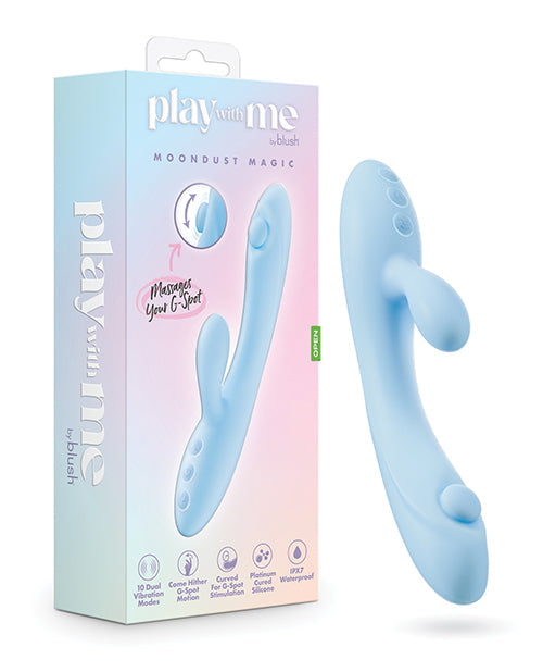 Vibromasseur Lapin Blush Play With Me | Vibromasseur Point G Moondust | Vibromasseur Clitoridien Blue Magic | Meilleur Vibromasseur pour Femme