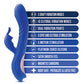 Vibrador de conejo Blush Harper | Vibrador de punto G Midnight | Vibrador de clítoris de 10 modos | El mejor vibrador para mujeres