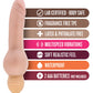 Blush X5 Godemichet Vibrant | Godemichet Réaliste Mr Right Now | Gros Godemichet Beige | Grand Godemichet Étanche