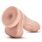 Gros gode Blush X5 5" | Gros gode à épine dorsale flexible | Gode à ventouse beige | Meilleur gode