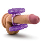 Anillo vibrador doble Blush Play With Me Doble Play - Morado