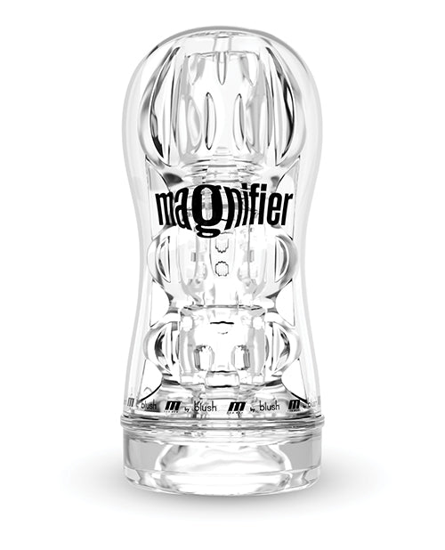 Estimulador con lubricación automática Soft And Wet Magnifier - Transparente
