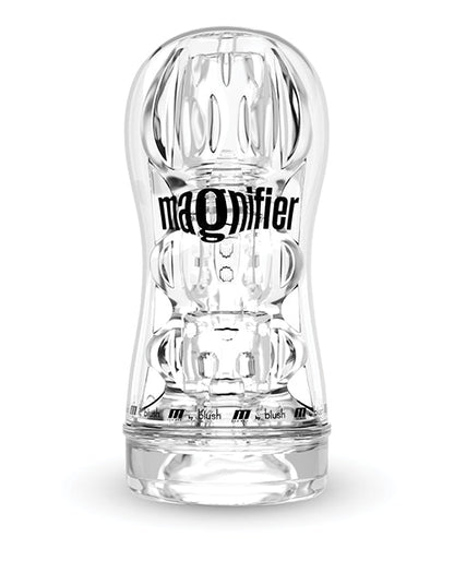 Estimulador con lubricación automática Soft And Wet Magnifier - Transparente
