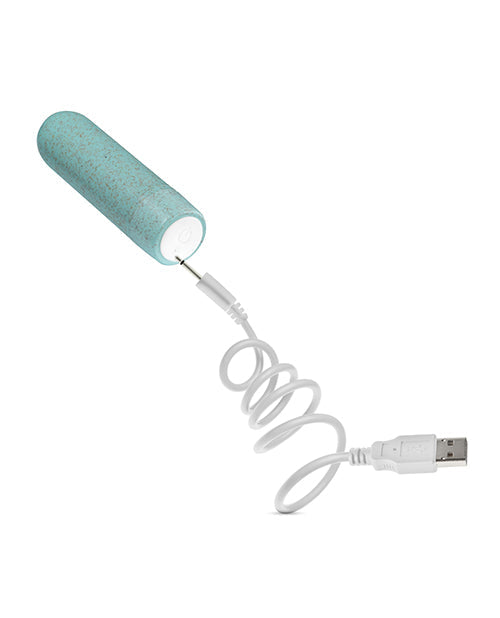 Vibreur-balle Blush Gaia | Petit vibreur écologique et rechargeable à base de plantes | Aqua 10 fonctions résistant aux éclaboussures | Meilleur vibreur pour femmes