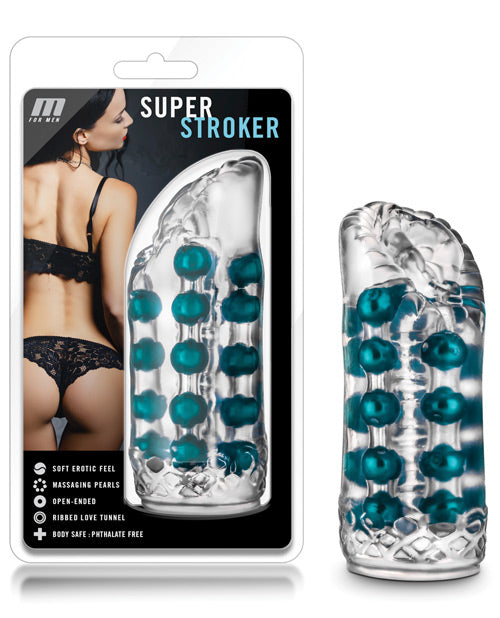 M para hombres Super Stroker - Transparente