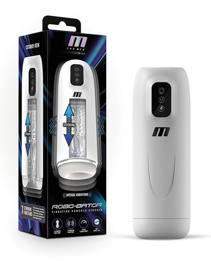Blush M for Men Robo Bator Masajeador Vibrador Eléctrico - Blanco